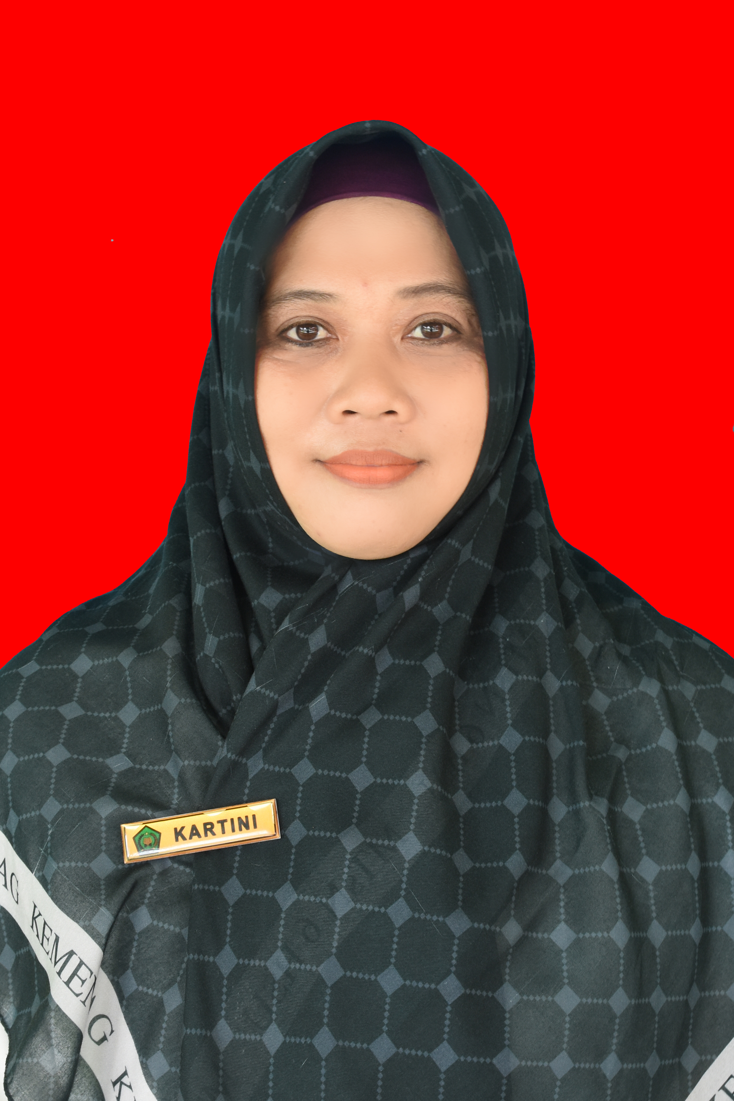 <center>Wakamad Kesiswaan<br>KARTINI, S.Pd.I</center>