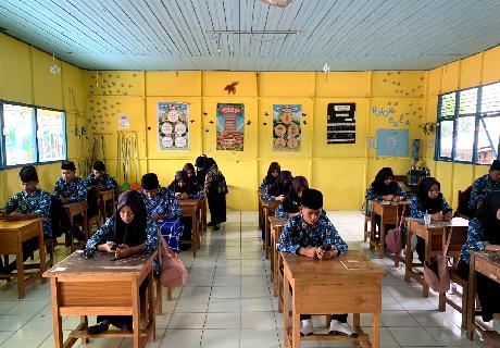 MTsN 6 HSU Laksanakan Tryout TKA sebagai Evaluasi Pembelajaran Siswa