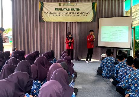 Siapkan Siswa Hadapi Jenjang Pendidikan Lanjutan, MTsN 6 HSU Terima Sosialisasi PMB MAN 2 HSU